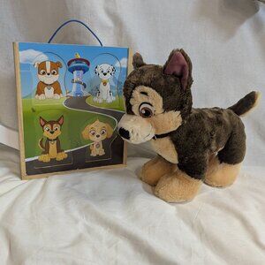 Paw Patrol Puzzle, by Melissa & Doug, and a plush Chase